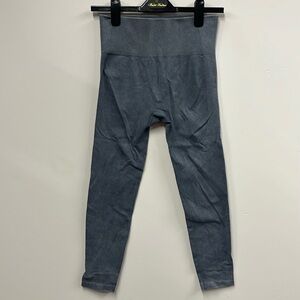 JoyLab blue ribbed leggings M